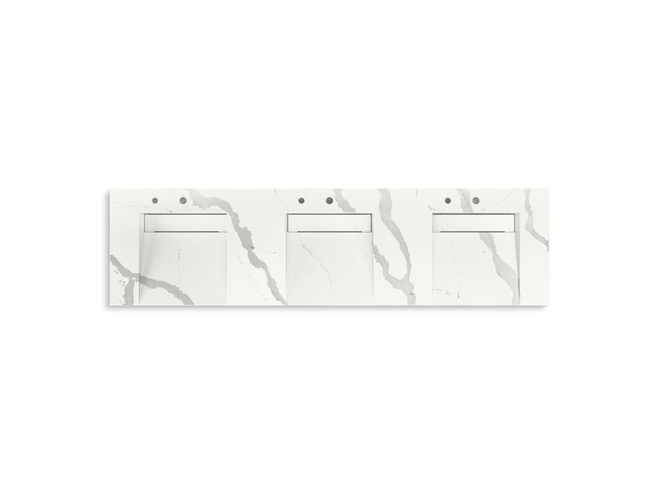 KOHLER K-81031-BPW Constellation 90" wall-mount basin lavatory system, et bianco cal - view 2