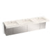 KOHLER K-81031-BSS Constellation 90" wall-mount basin lavatory system, arrow root