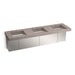 KOHLER K-81031-BSS Constellation 90" wall-mount basin lavatory system, concrete