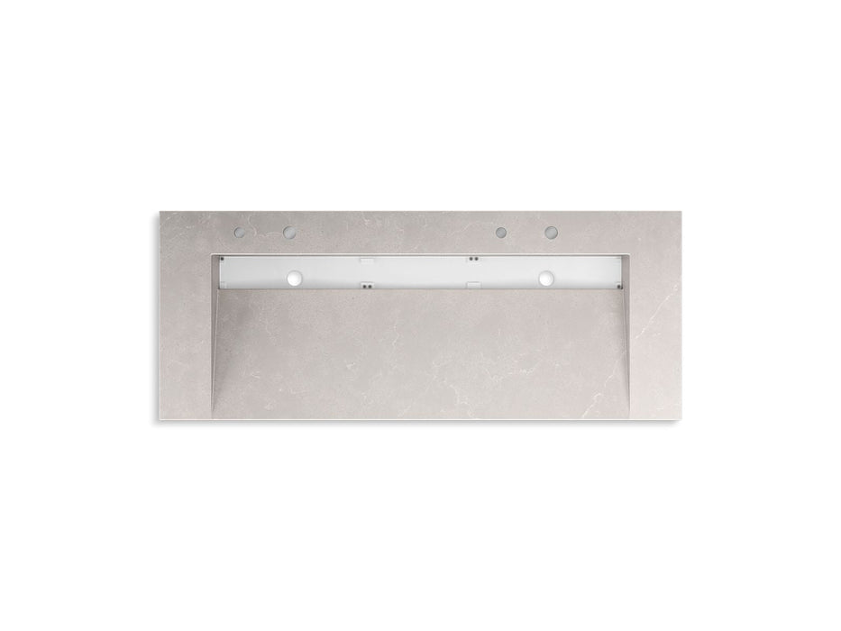 KOHLER K-81032-BSS Constellation 60" wall-mount trough lavatory system, desertsilver