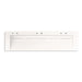 KOHLER K-81033-BSS Constellation 90" wall-mount trough lavatory system, designer white
