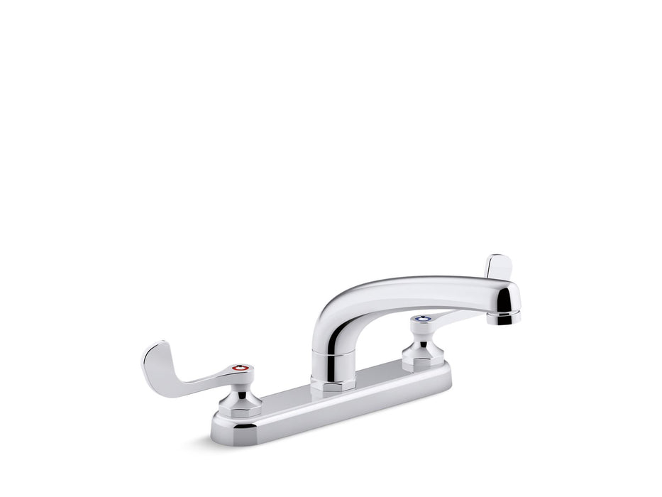 KOHLER K-810T20-5AHA Triton 1.5 gpm kitchen sink faucet with 8-3/16" swing spout, aerated flow and wristblade handles