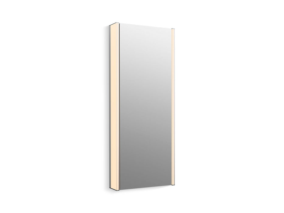 KOHLER K-81147-SLE Maxstow 17" x 40" lighted medicine cabinet, dark anodized aluminum