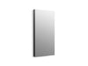 KOHLER K-81148 Maxstow 20" W x 40" H medicine cabinet, dark anodized aluminum