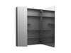 KOHLER K-81149 Maxstow 30" W x 40" H medicine cabinet, dark anodized aluminum - view 3