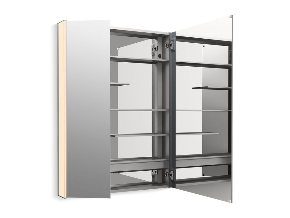 KOHLER K-81149-SLE Maxstow 32" x 40" lighted medicine cabinet, dark anodized aluminum - view 2