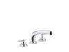 KOHLER K-815T20-4AHA Triton 1.5 gpm kitchen sink faucet with 8-3/16" swing spout, aerated flow and lever handles,...