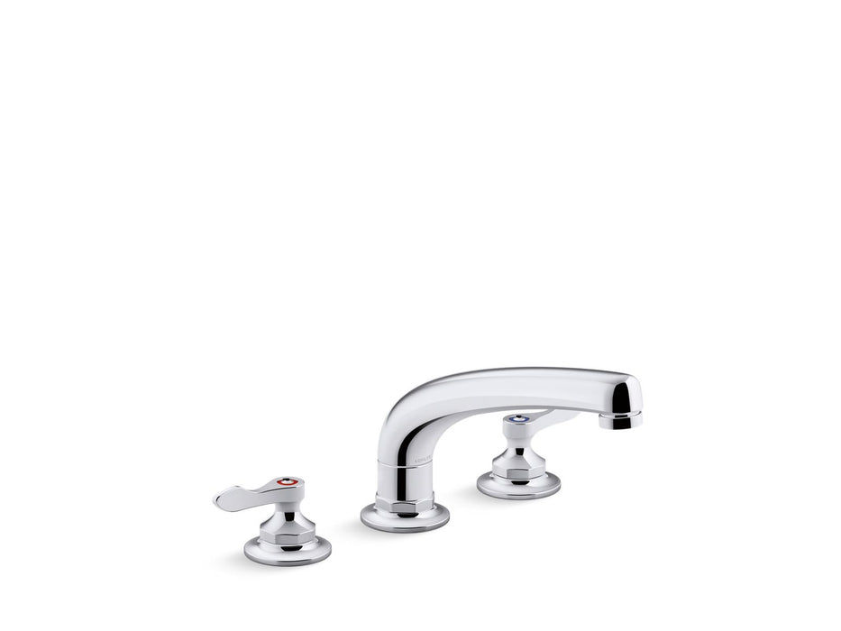 KOHLER K-815T20-4AHA Triton 1.5 gpm kitchen sink faucet with 8-3/16" swing spout, aerated flow and lever handles,...