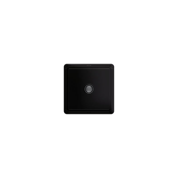 KOHLER K-8188 Verticyl 13" square undermount bathroom sink, black black - view 3