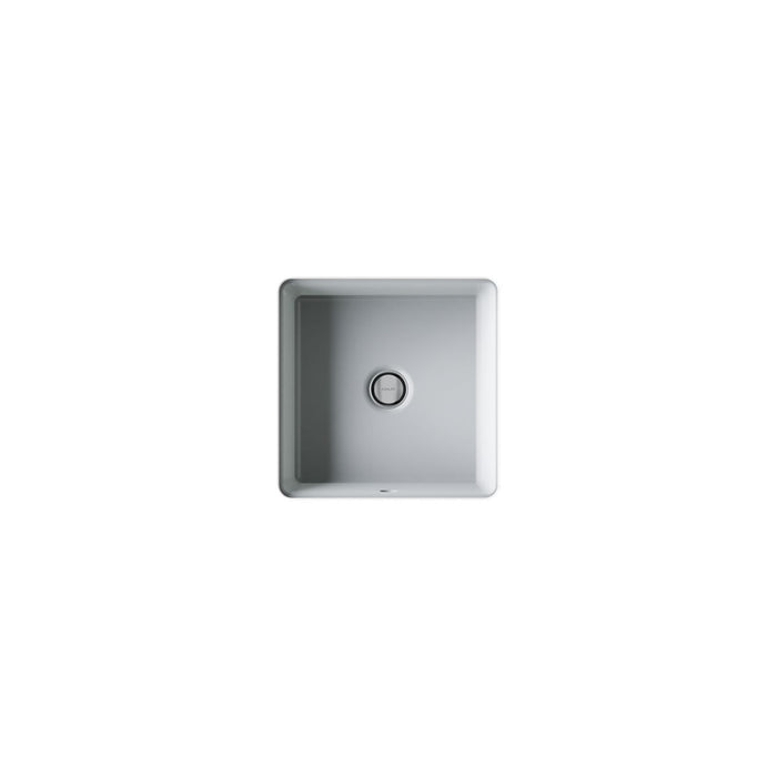 KOHLER K-8188 Verticyl 13" square undermount bathroom sink, ice grey - view 4