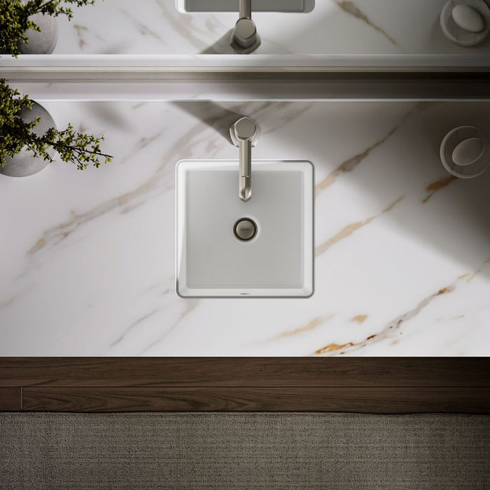 KOHLER K-8188 Verticyl 13" square undermount bathroom sink
