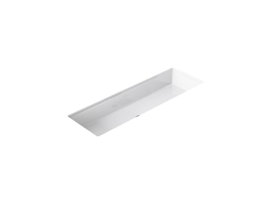 KOHLER K-8192-0 K-8192 Verticyl 42-1/2" Rectangular Undermount Bathroom Sink, white