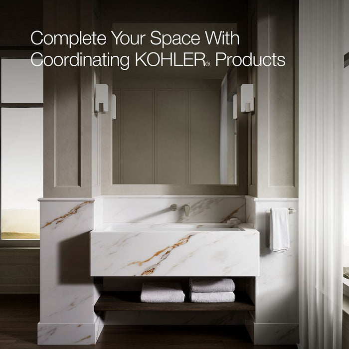 KOHLER K-8192-0 K-8192 Verticyl 42-1/2" Rectangular Undermount Bathroom Sink, white - view 4