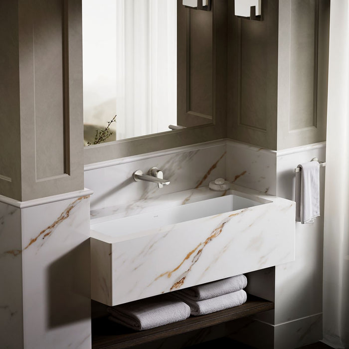KOHLER K-8192-0 K-8192 Verticyl 42-1/2" Rectangular Undermount Bathroom Sink, white - view 5