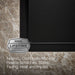KOHLER K-8206 Cairn 33-1/2" undermount single-bowl kitchen sink, matte black - view 3