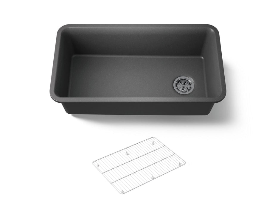 KOHLER K-8206 Cairn 33-1/2" undermount single-bowl kitchen sink
