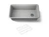 KOHLER K-8206 Cairn 33-1/2" undermount single-bowl kitchen sink, matte grey