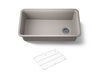 KOHLER K-8206 Cairn 33-1/2" undermount single-bowl kitchen sink, matte taupe