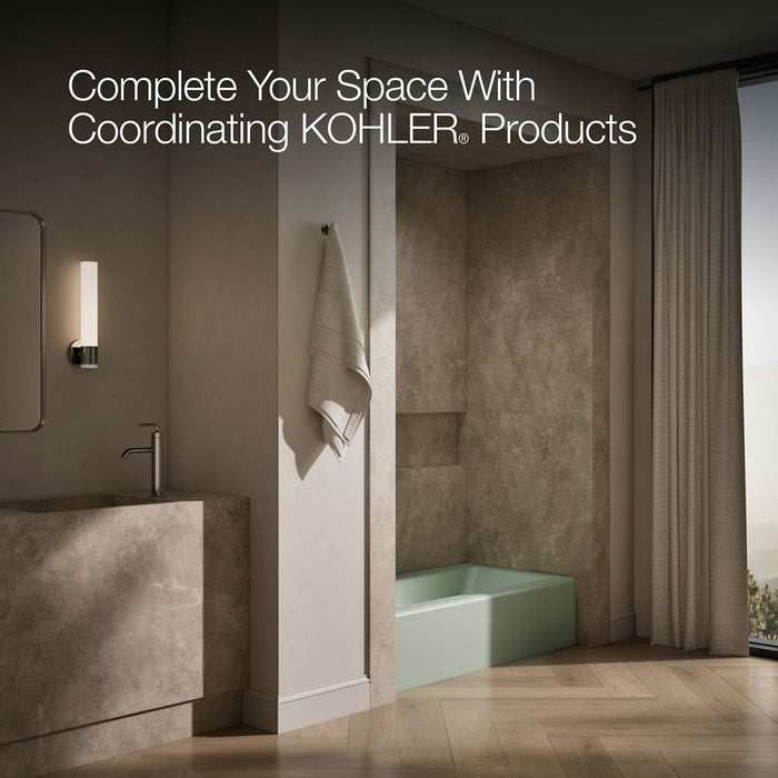 KOHLER K-837 Bellwether 60" x 30-1/4" alcove bath, left drain, aspen green - view 2
