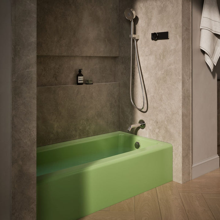 KOHLER K-838 Bellwether 60" x 30-1/4" alcove bath, right drain, fresh green - view 3