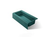 KOHLER K-838 Bellwether 60" x 30-1/4" alcove bath, right drain, teal