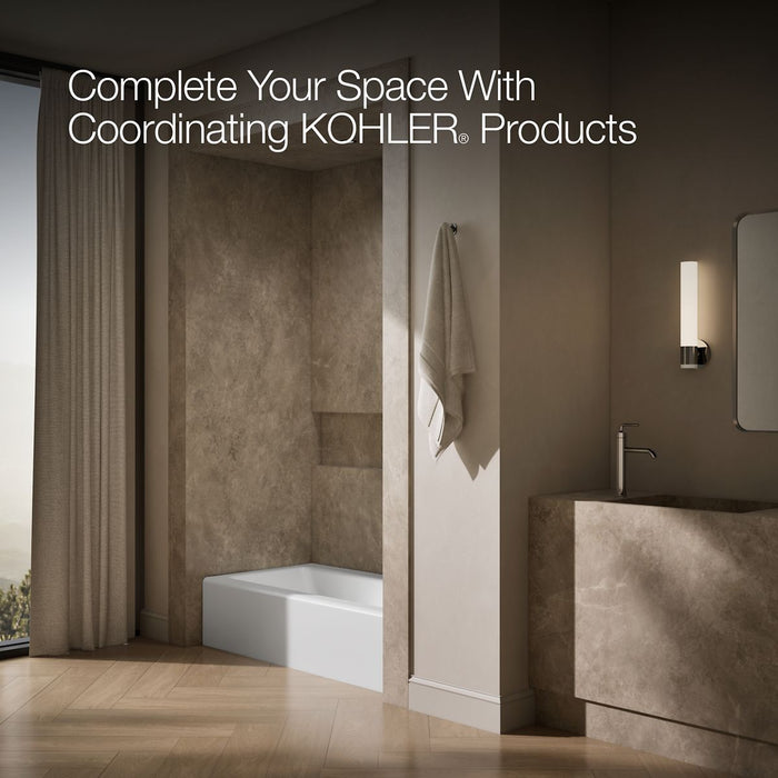 KOHLER K-838 Bellwether 60" x 30-1/4" alcove bath, right drain, white - view 2