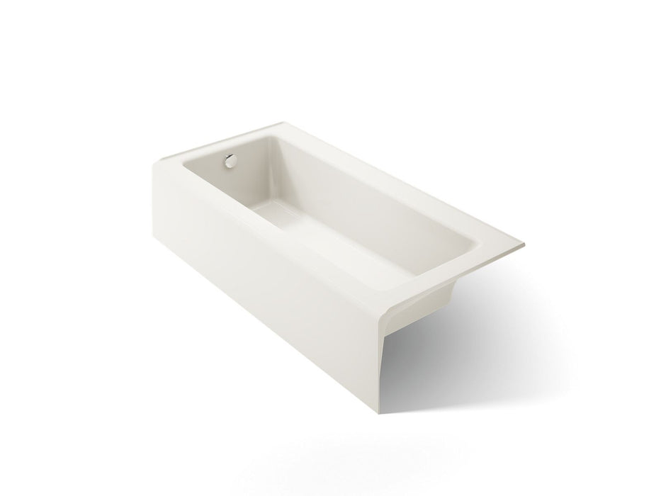 KOHLER K-847 Bellwether 66" x 32" alcove bath, left drain, biscuit