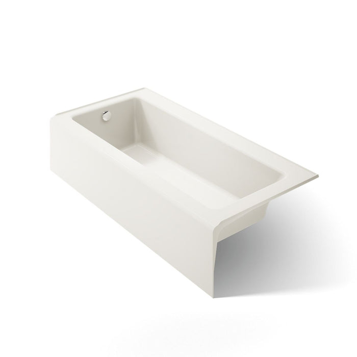 KOHLER K-847 Bellwether 66" x 32" alcove bath, left drain, biscuit - view 5