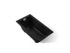 KOHLER K-850 Tea-for-Two 60" x 32" drop-in bath, black black