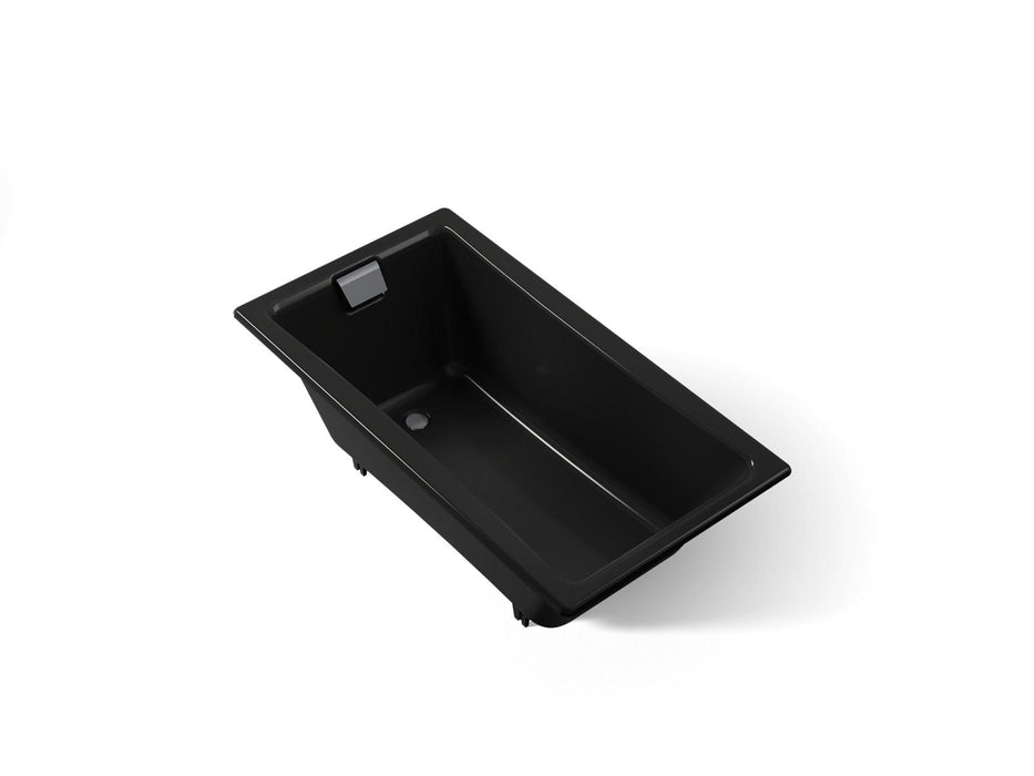 KOHLER K-850 Tea-for-Two 60" x 32" drop-in bath, black black