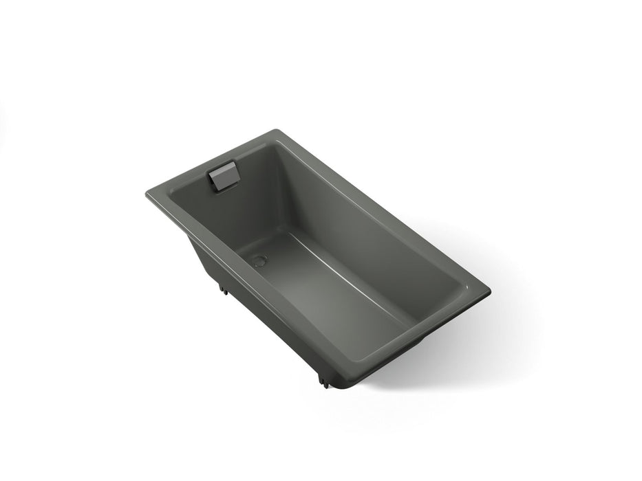 KOHLER K-850 Tea-for-Two 60" x 32" drop-in bath, thunder grey