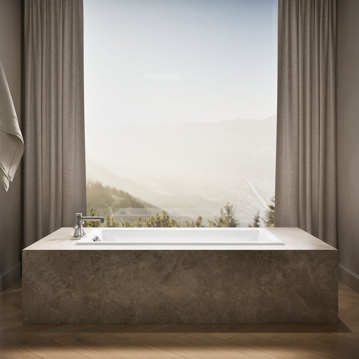 KOHLER K-850 Tea-for-Two 60" x 32" drop-in bath, white - view 4