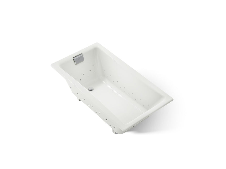 KOHLER K-852-GHCP Tea-for-Two 60" x 32" drop-in Heated BubbleMassage air bath, dune