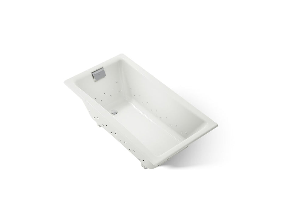 KOHLER K-852-GHNY Tea-for-Two 60" x 32" drop-in Heated BubbleMassage air bath, dune