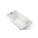 KOHLER K-852-JH Tea-for-Two 60" x 32" drop-in/undermount whirlpool bath, dune