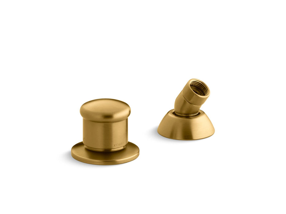 KOHLER K-8549 Two-way diverter valve and handshower hose guide, vibrant brushed moderne brass