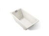 KOHLER K-855 Tea-for-Two 66" x 36" drop-in/undermount bath, biscuit