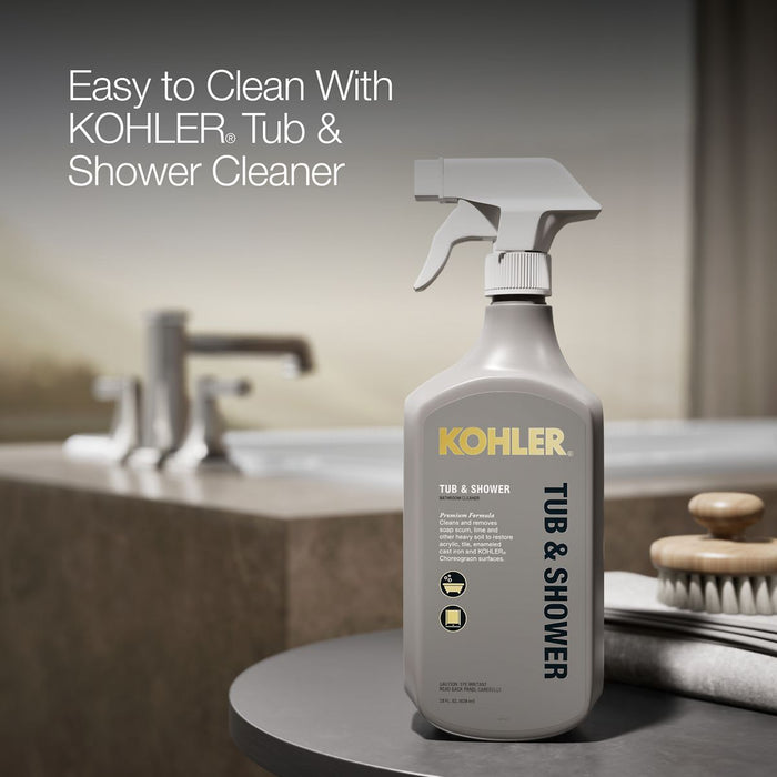 KOHLER K-855 Tea-for-Two 66" x 36" drop-in/undermount bath, white - view 5