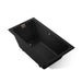 KOHLER K-856-GHBN Tea-for-Two 66" x 36" drop-in Heated BubbleMassage air bath, black black