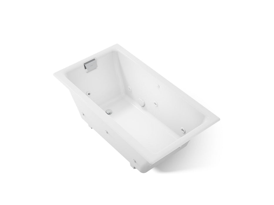 KOHLER K-856-JH Tea-for-Two 66" x 36" drop-in/undermount whirlpool bath, white
