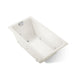 KOHLER K-856-JHE Tea-for-Two 66" x 36" drop-in/undermount whirlpool bath, biscuit