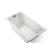 KOHLER K-856-JHN Tea-for-Two 66" x 36" drop-in/undermount whirlpool bath, dune