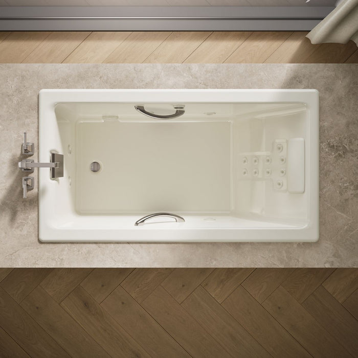 KOHLER K-856-M Tea-for-Two 66" x 36" drop-in whirlpool bath