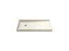 KOHLER K-8639 Rely 48" x 32" alcove shower base, left drain, biscuit