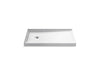 KOHLER K-8639 Rely 48" x 32" alcove shower base, left drain, white