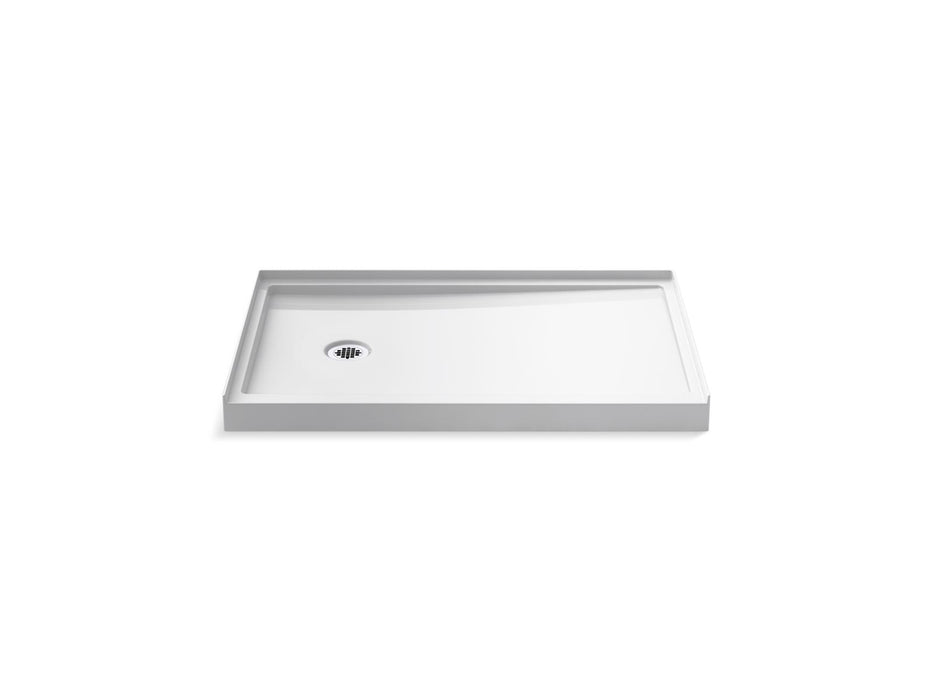 KOHLER K-8639 Rely 48" x 32" alcove shower base, left drain, white