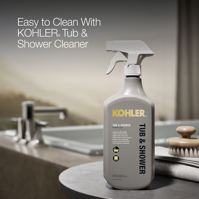 KOHLER K-863 Tea-for-Two 71-3/4" x 36" drop-in bath, ice grey - view 5
