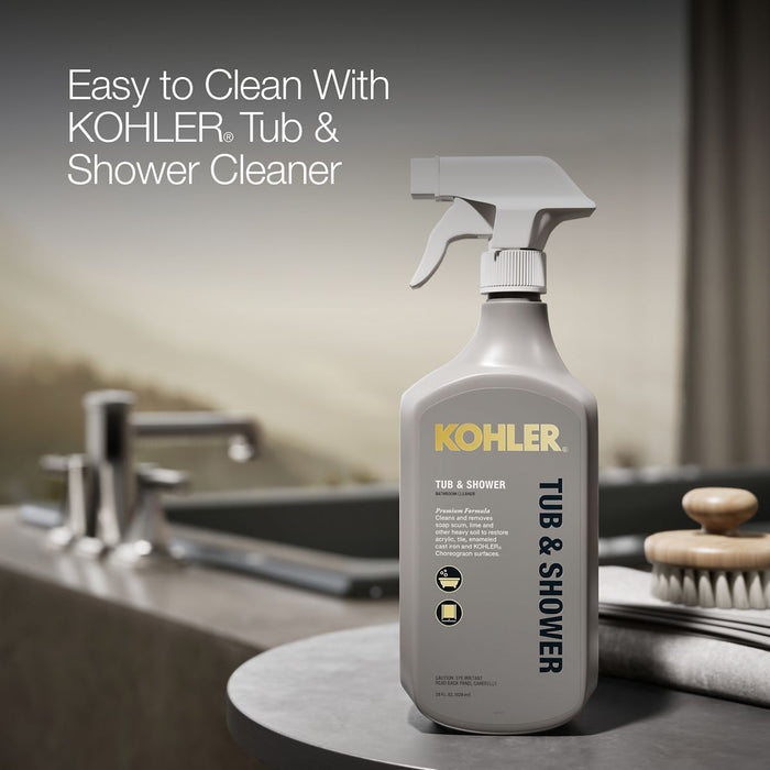 KOHLER K-863 Tea-for-Two 71-3/4" x 36" drop-in bath, thunder grey - view 5
