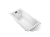 KOHLER K-863 Tea-for-Two 71-3/4" x 36" drop-in bath, white