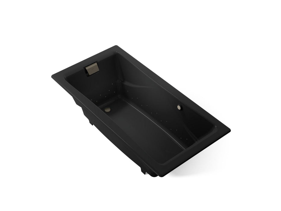 KOHLER K-865-GHBN Tea-for-Two 71-3/4" x 36" drop-in Heated BubbleMassage air bath